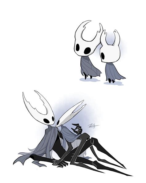 Grow Up Together Hollow Knight X Ghost By Zephov On Deviantart