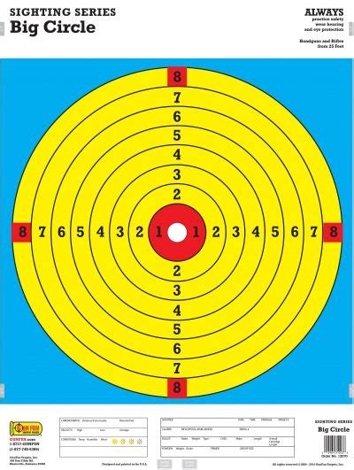 B27e Orange 22270 Gunfun Shooting Targets