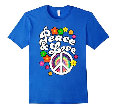Peace And Love Tshirt With Tie Dye Peace Sign T Shirt Managatee