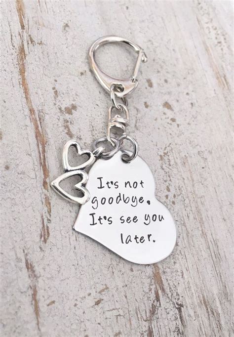 Need some ideas on what to get for friends who are moving away? Long Distance Gift, Coworker gift, Custom Keychain, Gift ...