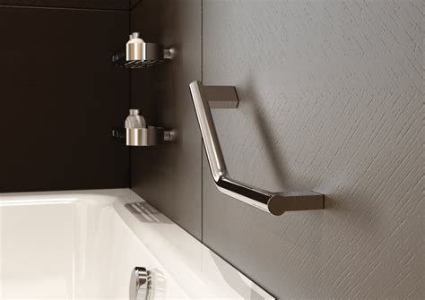 Our favorite grab bar with shelf: Ways of Making you Bathtub/Shower Safer and More ...