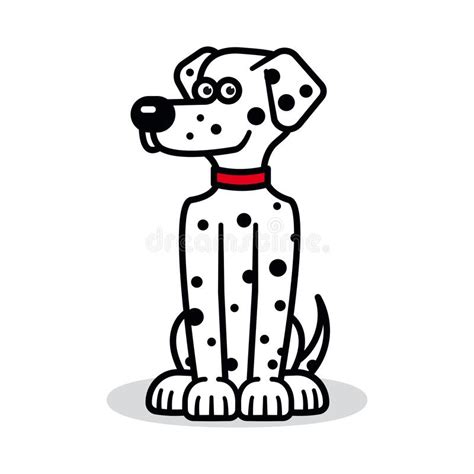 Cartoon Dalmatian Stock Vector Illustration Of Breed 28076106