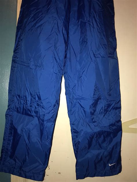 Vintage Nike Windbreaker Pants Mens Blue Nike Windbreaker Pants Blue