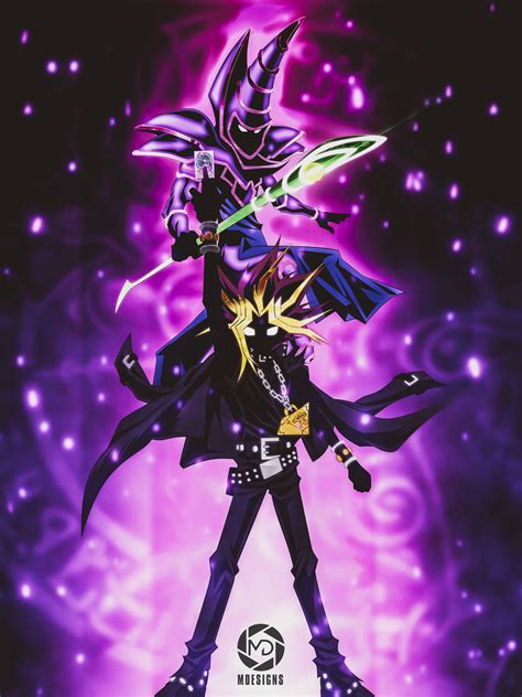 Yami Yugi Dark Magician I Created This Artwork Let Me Know What You