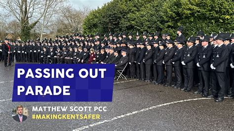 Kent Police Passing Out Parade March 2023 Youtube