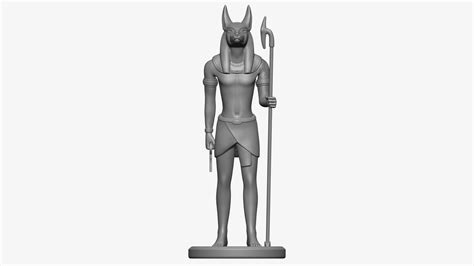 Anubis Ancient Egyptian Statue 3d Model Turbosquid 1717647