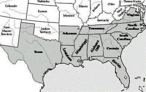 Map Of Confederate States Of America Map 2023