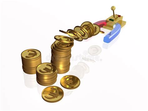 Money And Magnet Stock Illustration Illustration Of Attract 21776326