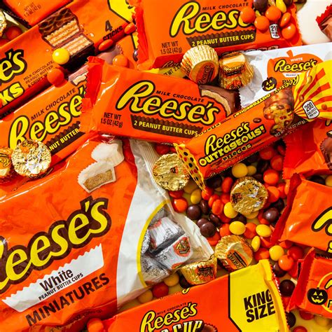 all 62 reese s candy products ranked reeses peanut butter cups chocolate candy brands