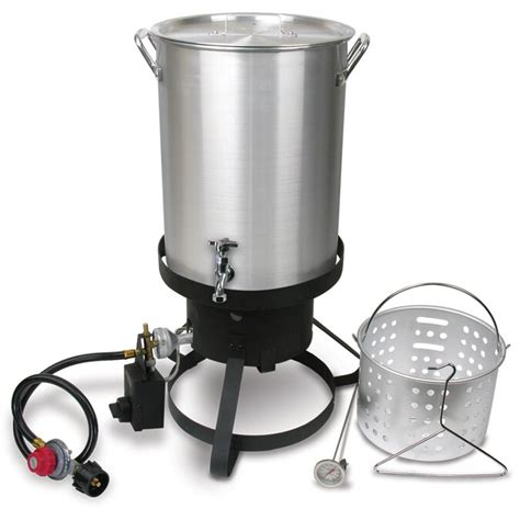 Cajun Injector 30 Quart 20 Lb Cylinder Manual Ignition Gas Turkey Fryer In The Turkey Fryers