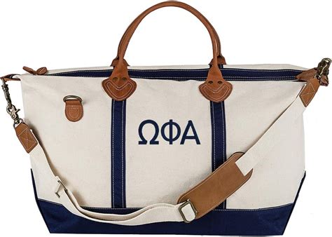 Omega Phi Alpha Weekender Travel Bag Navy Travel Duffels