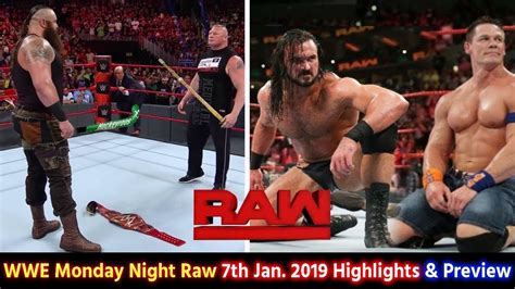 Ww Wwe Monday Night Raw Highlights Youtube Kalimat Blog