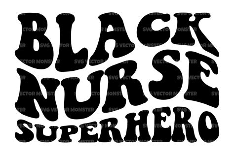 Black Nurse Superhero Svg Cut File Graphic By Svgvectormonster