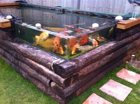 In diy, improving our acreage on 06/16/20. 30+Smart Above Ground Koi Pond with Window Ideas (With ...