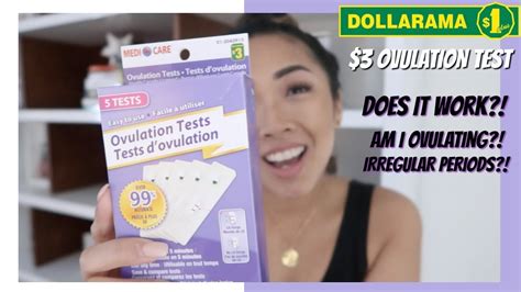 Dollarama Ovulation Test Does It Work Am I Ovulating Irregular