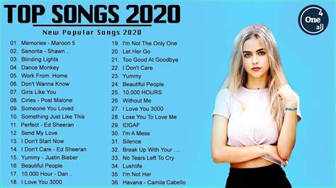 New song 2020 top 100 popular songs playlist 2020 best english songs collection 2020 rihanna, maroon 5, katy perry, bruno mars, ed sheeran, charlie puth. Top Music 2020 💎 Top 40 Popular Songs Playlist 2020 💎 Best ...