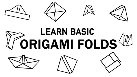 3d Origami Basic Folds Learn Origami Basic Origami Folds 3d