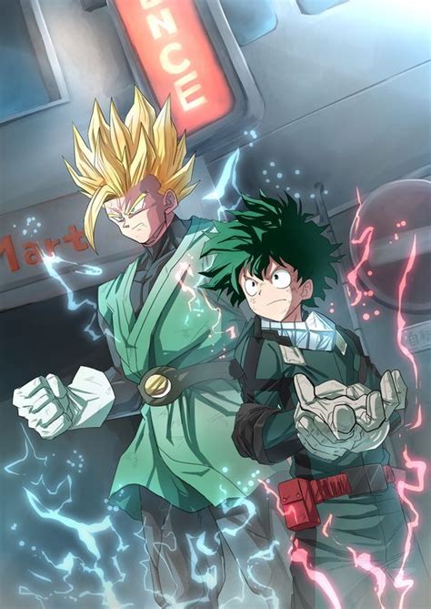 Gohan Deku Anime Anime Crossover Hero