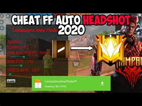 Cheat ff vip mod menu 100% anti banned + auto headshot. Cheat ff auto headshot 2020 - YouTube