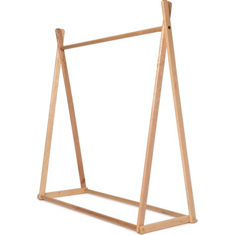 Mini Wooden Clothing Rack Natural Such Great Heights Featured