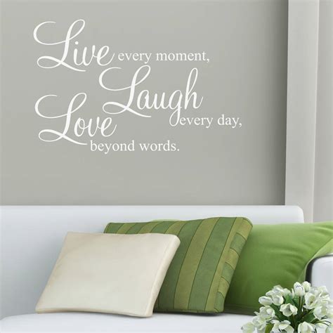 Live Laugh Love Wall Stickers Quotes By Parkins Interiors