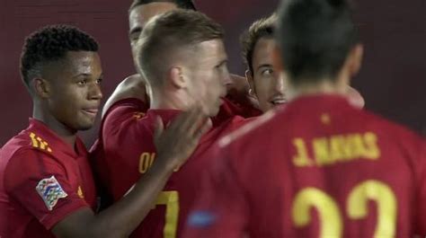 Odriozola adelantó a los de lopetegui. Vídeo Resultado, Resumen y Goles España vs Suiza 1-0 ...