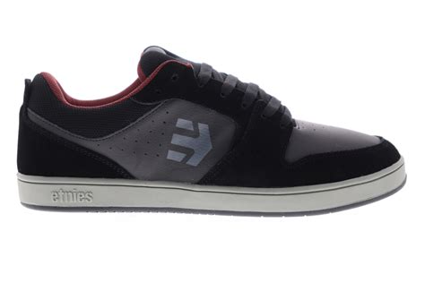 Etnies Verano Mens Black Suede Low Top Lace Up Skate Sneakers Shoes