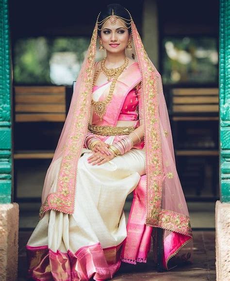 25 Modish White Bridal Silk Saree To Try For Your Wedding Wedandbeyond Bridal Sarees South
