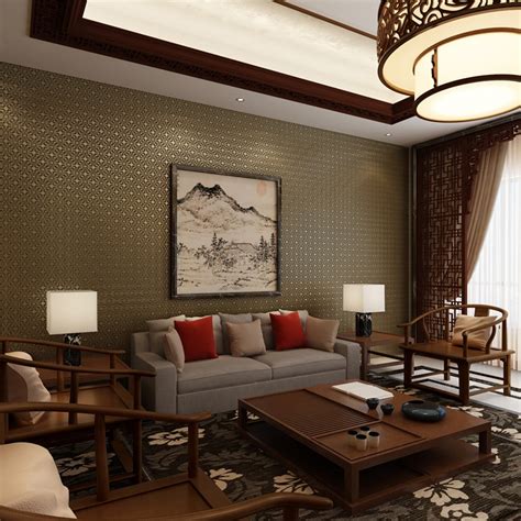 Different Degrees Of Modern Chinese Wallpaper Living Room