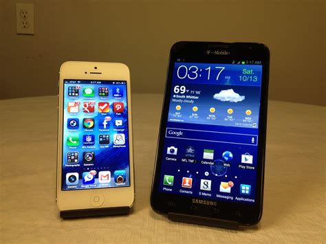Iphone 5 Vs Samsung Galaxy Note Attmobilereview Tmobile 4glife