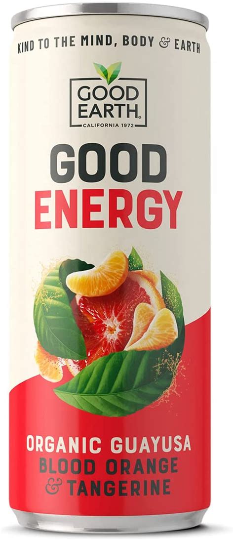 Good Earthgood Energy Blood Orange Energy Drink 250ml Pack Of 12