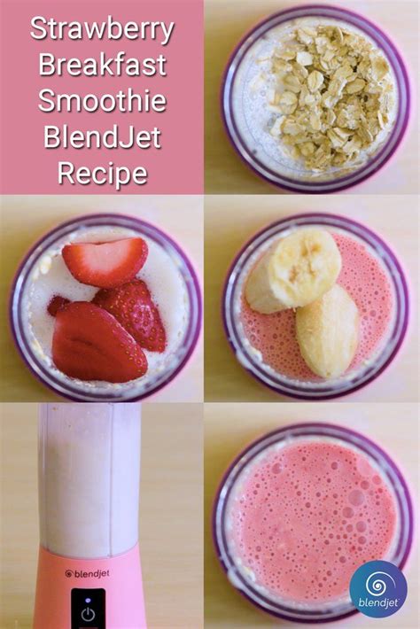 Berry Breakfast Smoothie Blendjet® Recipe Recipe Breakfast