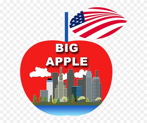 Big Apple New York Png Clipart 5499626 Pinclipart