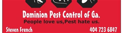Top pest control services in atlanta, ga. Dominion Pest Control Of Ga - Douglasville, GA - Alignable