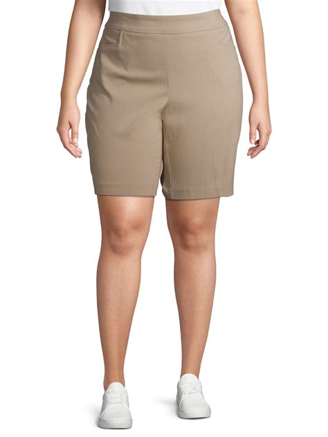 Terra And Sky Womens Plus Size Millennium Woven Shorts