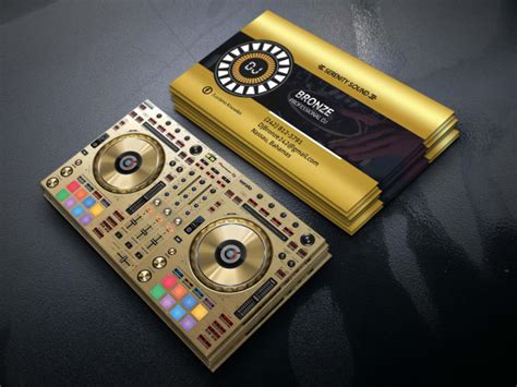 Get the look you want without the hassle. Design your dj business card by Graphictool