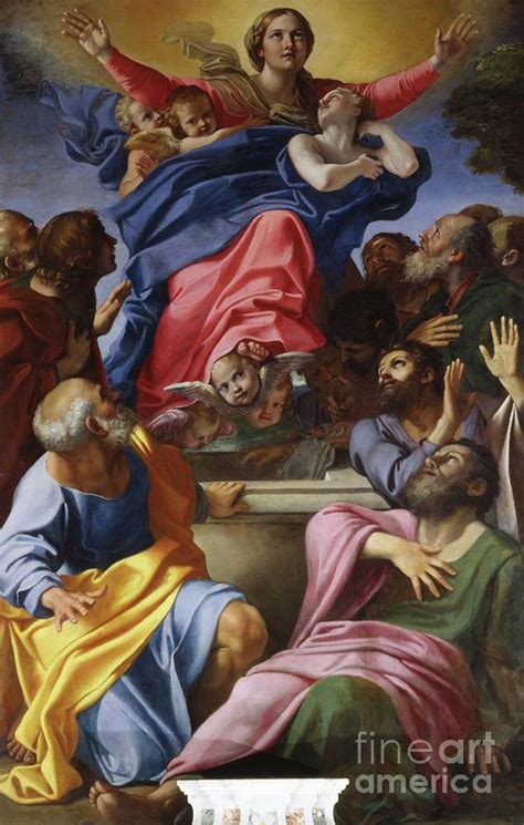Assumption Of The Virgin 1600 01 Painting By Annibale Carracci Pixels