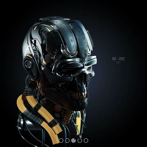 Sci Fi Character Robot Head 3d Model Cgtrader