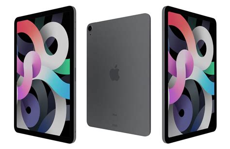 It also has the very fast a14 bionic chip, which we are expecting to also be used in upcoming. Apple iPad Air 4 2020 Space Gray 3D | CGTrader