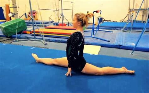 How To Do Perfect Splits In Gymnastics Howcast Gymnastics How To