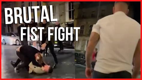 Brutal Fist Fight In Liverpool City Centre Youtube