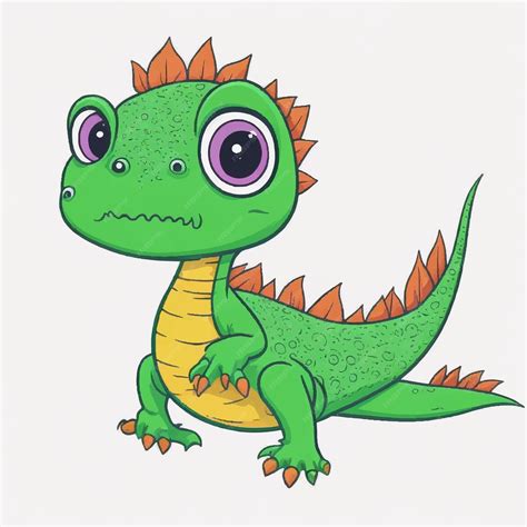 Premium Vector Cute Lizard Cartoon Vector Design