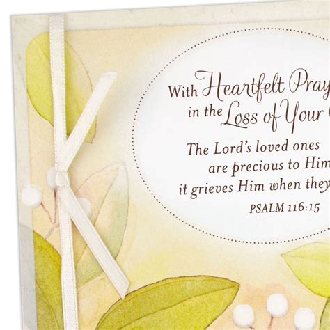 Comfort And Strength Religious Sympathy Card For Loss Of Child
