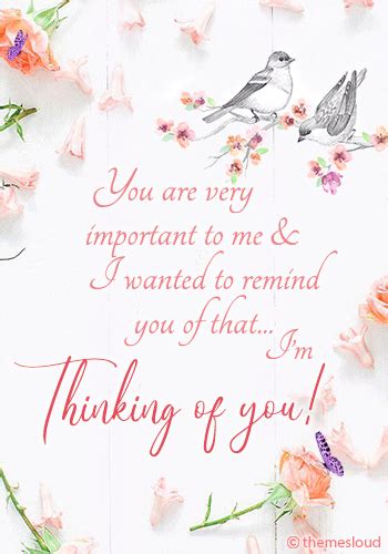 You Are Very Important To Me Free Thinking Of You Ecards 123 Greetings