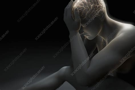 Anatomy Of Depression Artwork Stock Image C0204800