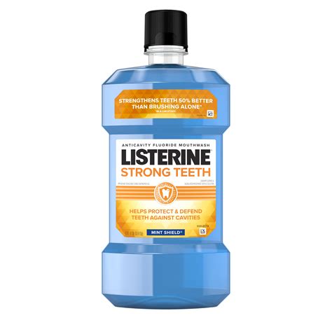 Strong Teeth Anticavity Fluoride Mouthwash Mint Shield Listerine®