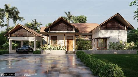 2800 Sqft Single Floor Kerala Contemporary Residence Arch Daily