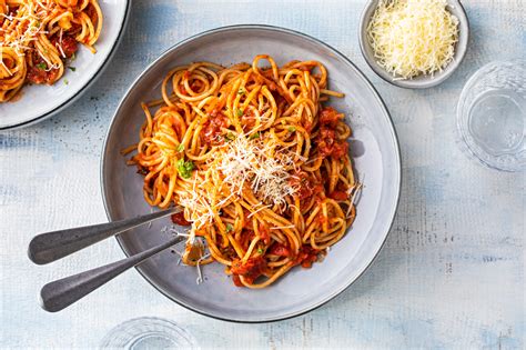 Spaghetti Napoli Rezept Swissmilk