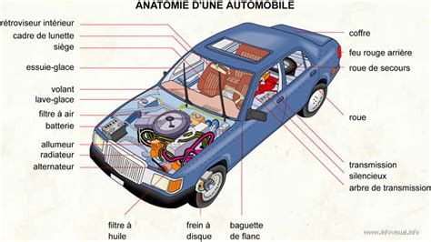 Anatomie D Une Automobile Dictionnaire Visuel Didactalia Material