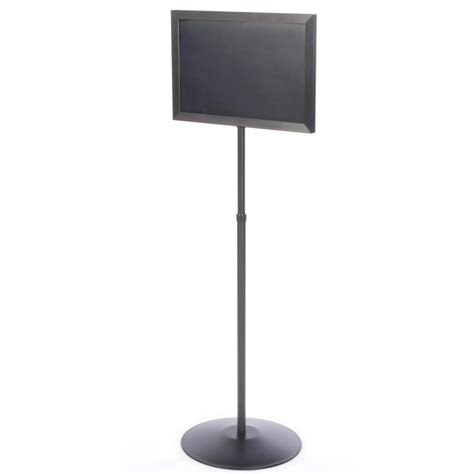 Indoor 17 X 11 Floor Sign Stand Holders With Telescoping Pole To